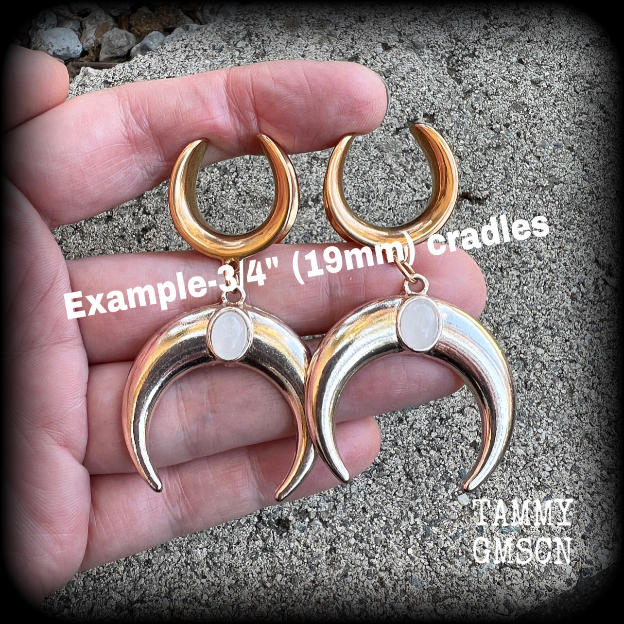 DIY gauged hooks for stretched lobes DIY hooks for ear weights DIY earrings DIY ear hangers