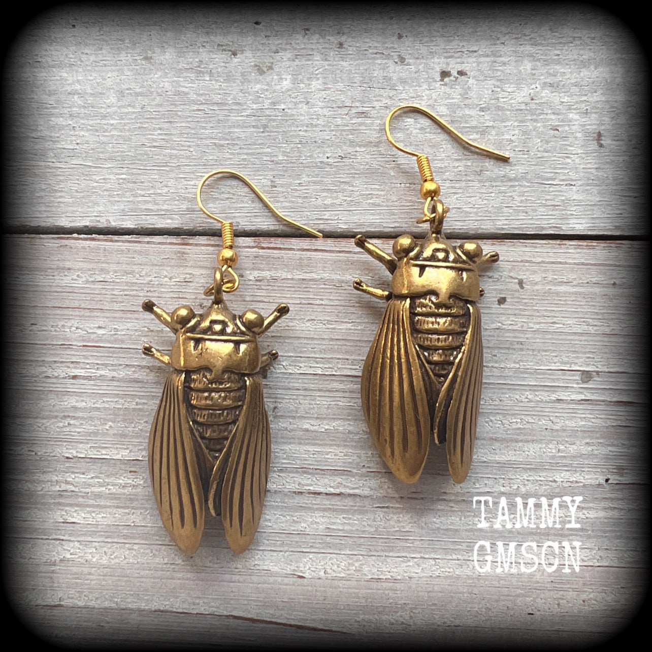 Locust earrings Cicada earrings Bugs earrings Locust earrings Insect earrings Entomology jewellery Pierced ears Bugs jewelry Ear gauges
