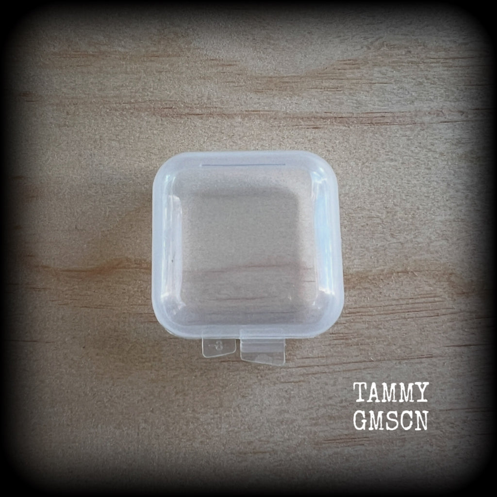 Jewelry storage containers-EXTRA SMALL-Travel case for earrings and ear weights