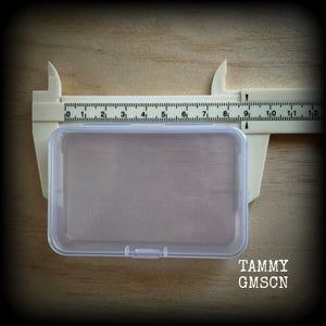 Jewelry storage containers-REGULAR-Travel case for earrings and ear weights
