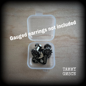 Jewelry storage containers-EXTRA SMALL-Travel case for earrings and ear weights