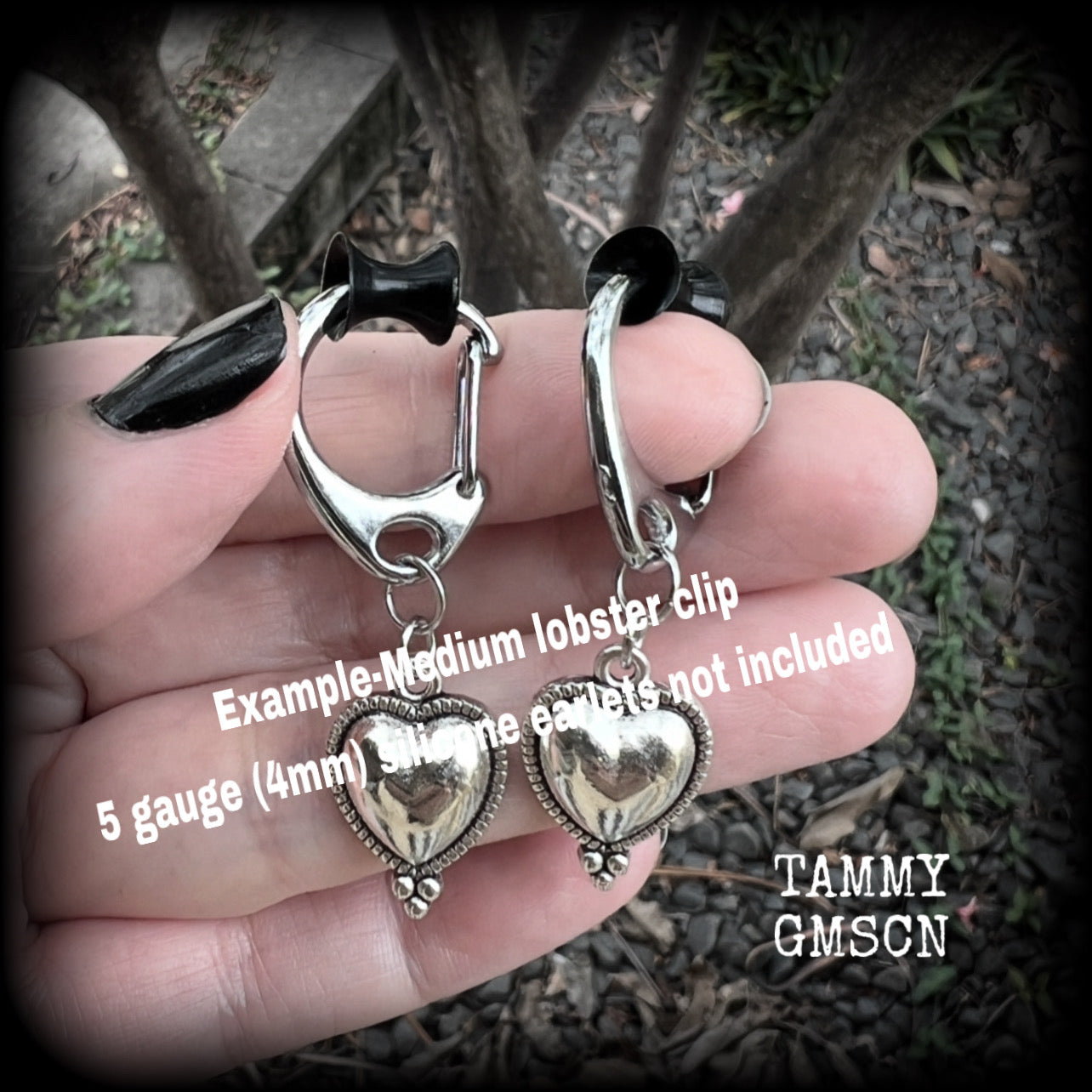 DIY industrial clips-Lobster clips MEDIUM for 5 gauge-4mm