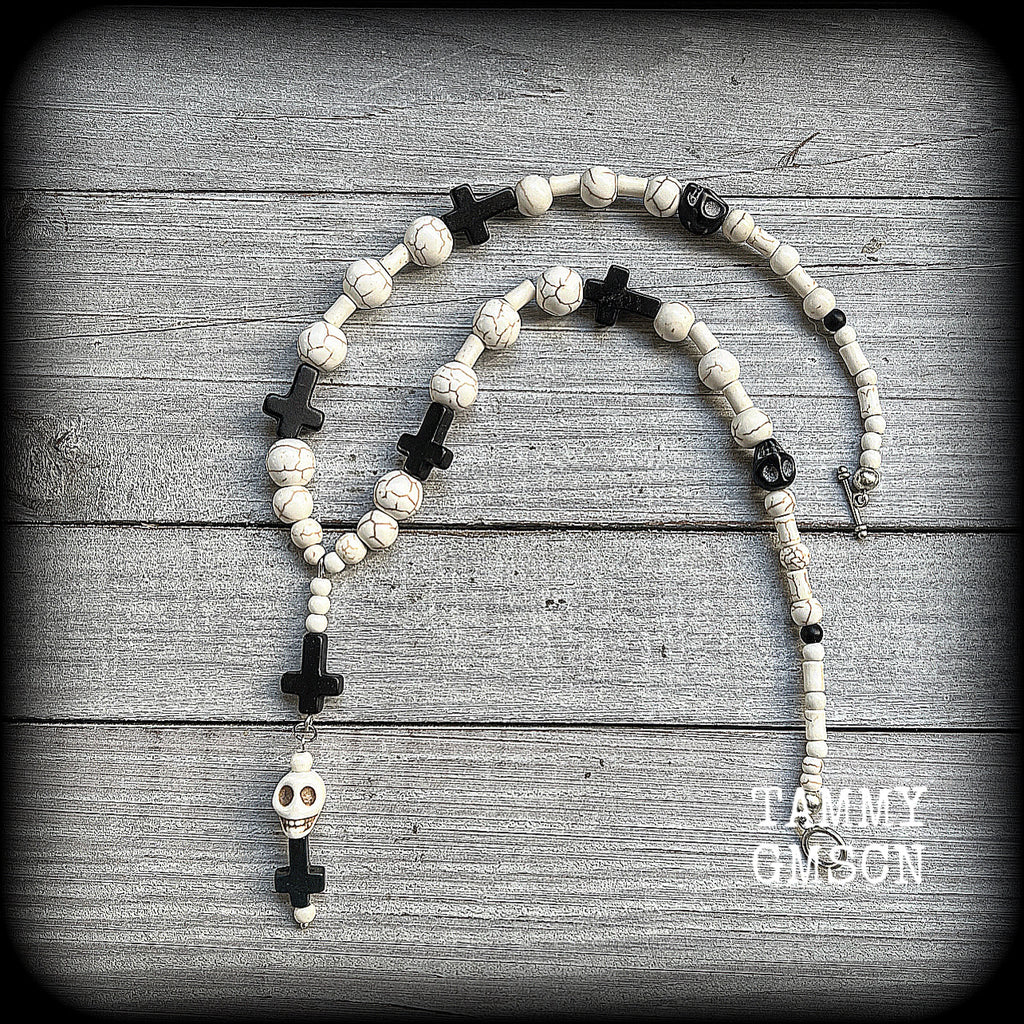 Baron Samedi necklace-Voodoo Loa necklace