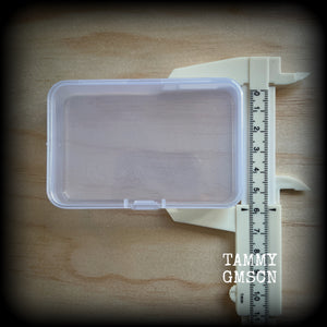 Jewelry storage containers-REGULAR-Travel case for earrings and ear weights