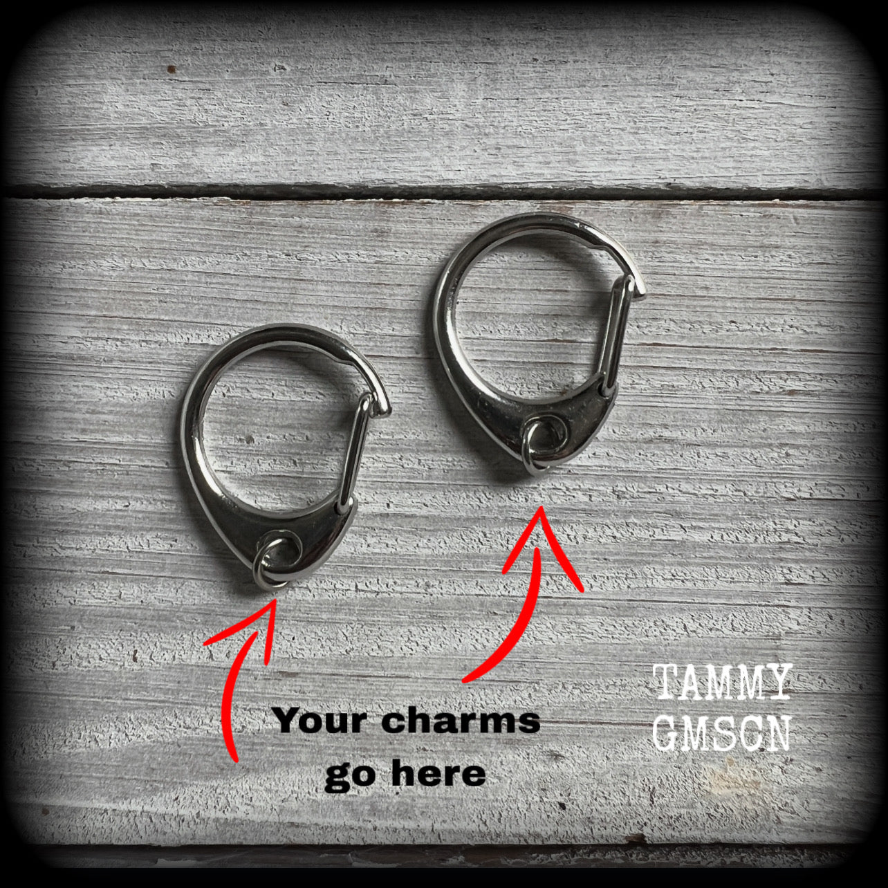 DIY industrial clips-Lobster clips LARGE for 5 gauge-4mm