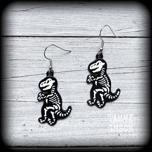 Dinosaur earrings