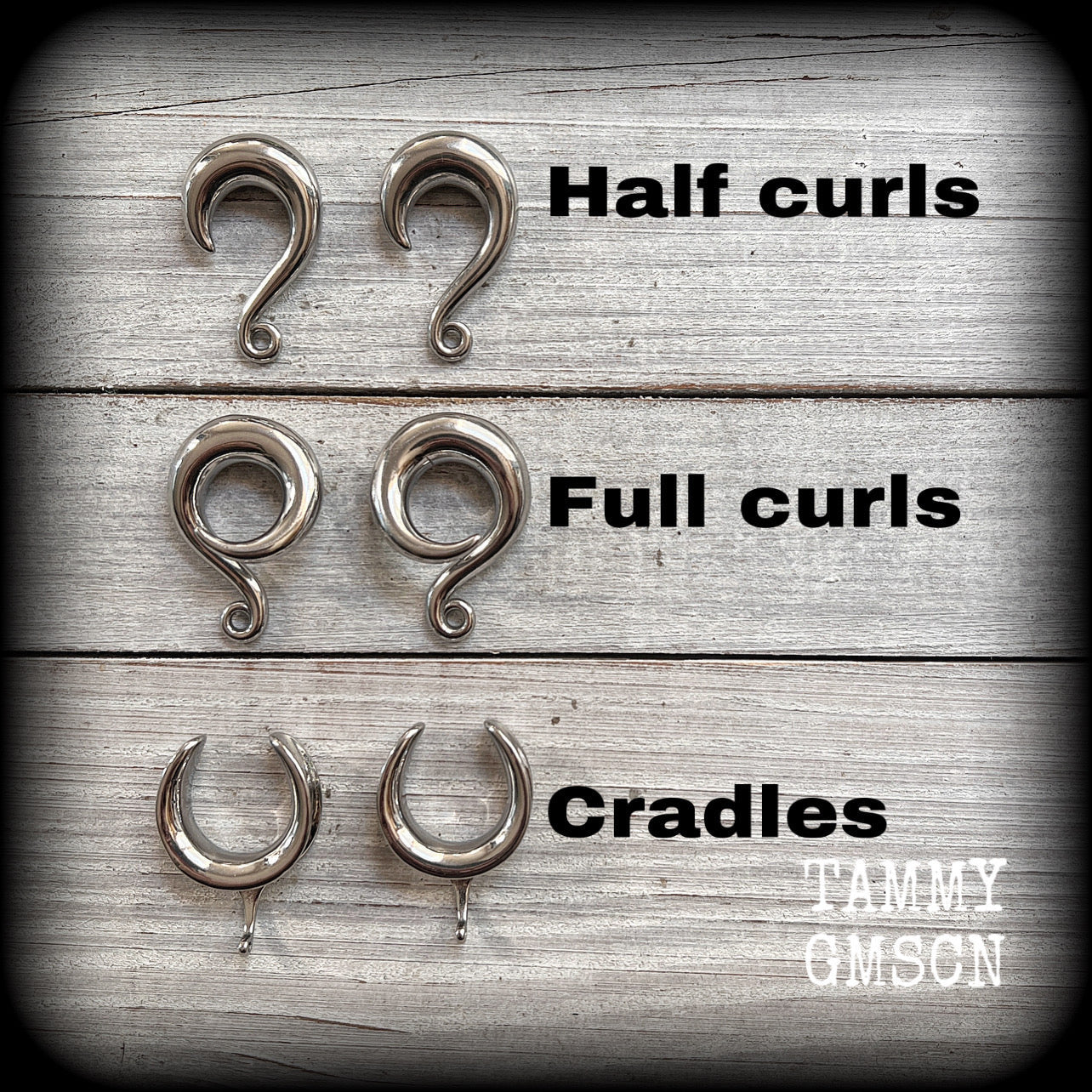 Choose your size and style of gauged hooks