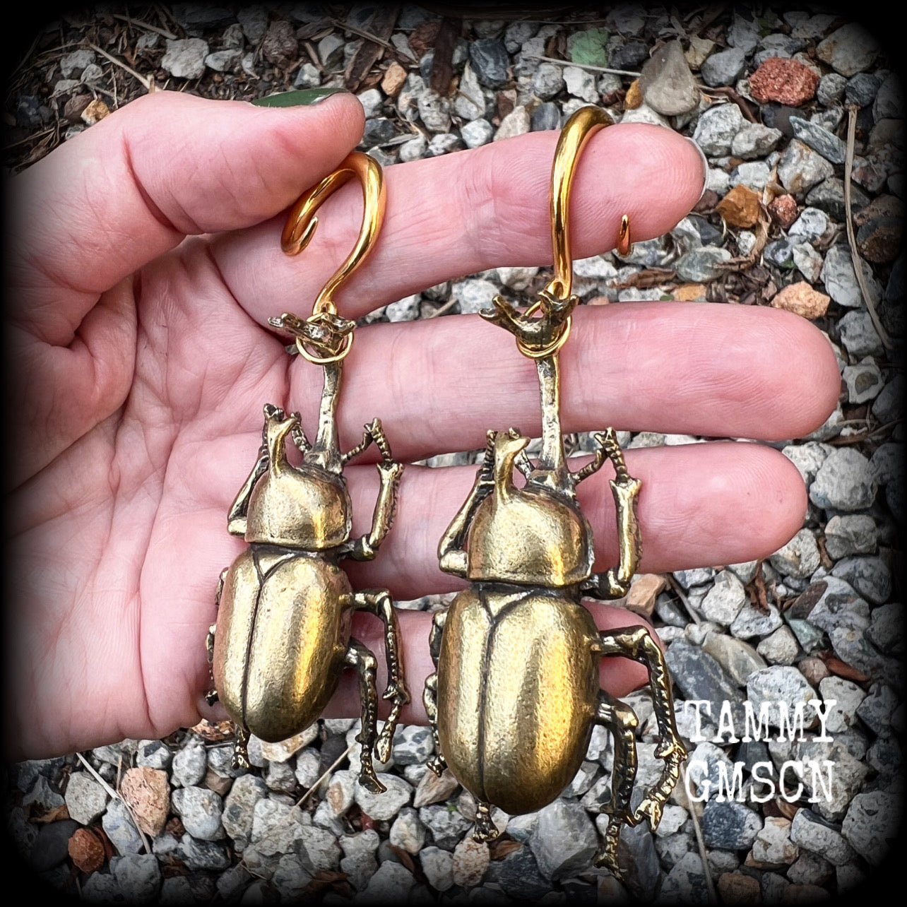 Brass beetle ear hangers Insect ear weights Rhinoceros beetle ear weights Elephant beetle 6mm 8mm 10mm 12mm 14mm 16mm 19mm 22mm 25mm 28mm 30mm Stretched ears Stretched lobes Insect earrings Bugs earrings Cottagecore earrings Fairycore earring
