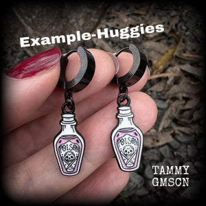 DIY huggie ear cuffs for pierced ears