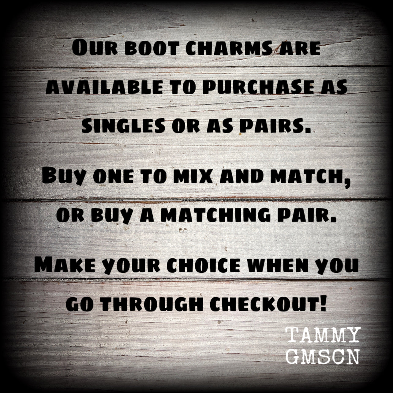 Purchase as a single charm or as a pair