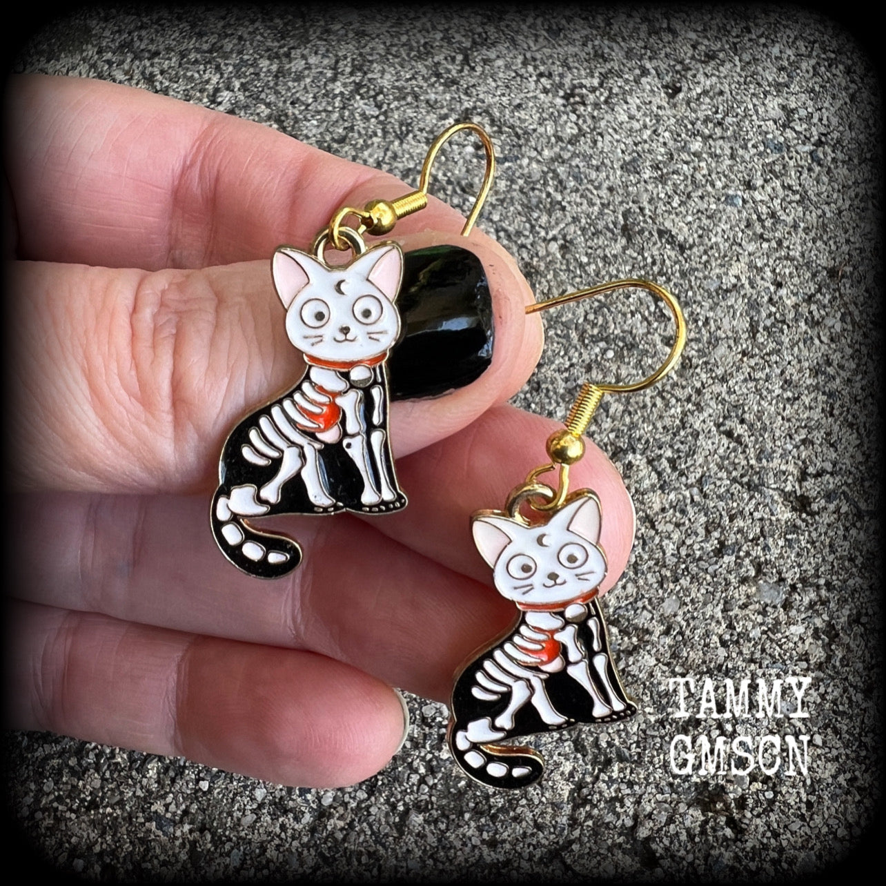 Kawaii cat earrings-Sailor moon earrings