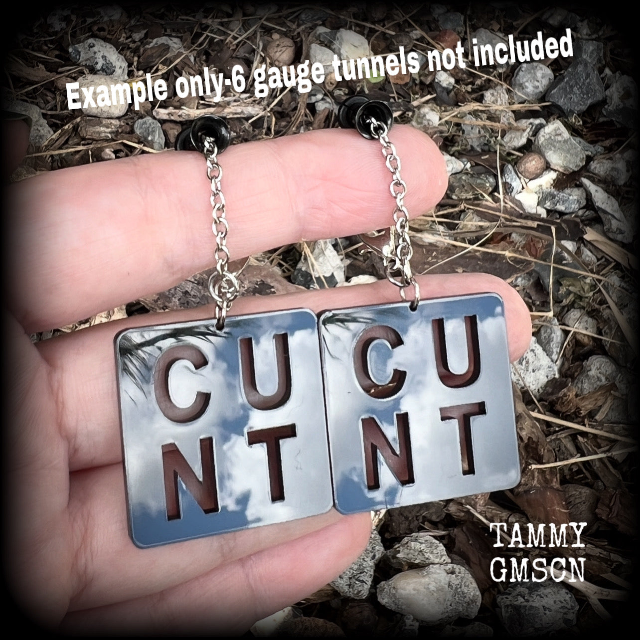 DIY tunnel dangles-Make your own 6 gauge dangles