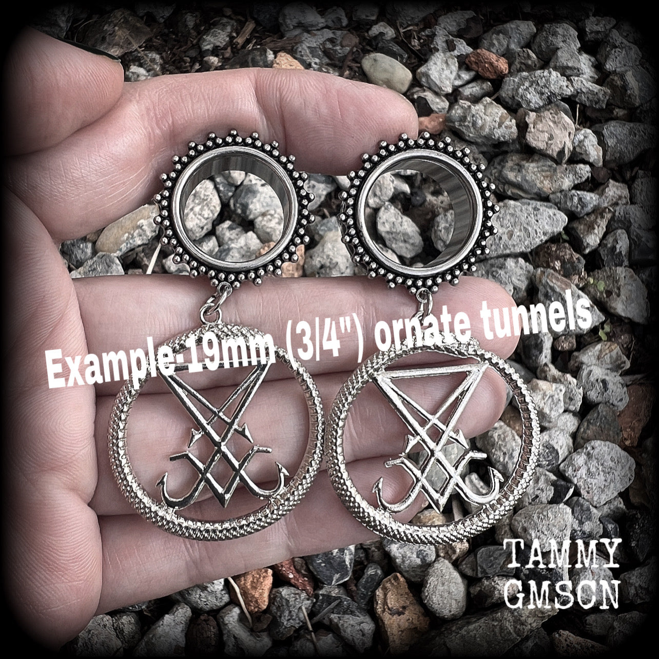 19mm tunnel earrings 