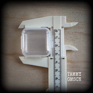 Jewelry storage containers-EXTRA SMALL-Travel case for earrings and ear weights