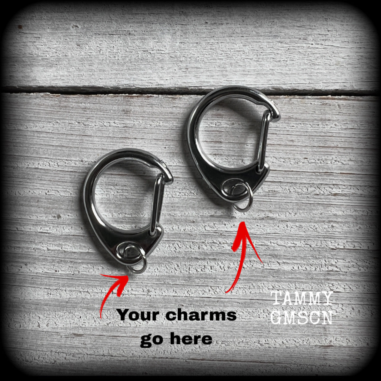 DIY industrial clips-Lobster clips MEDIUM for 5 gauge-4mm