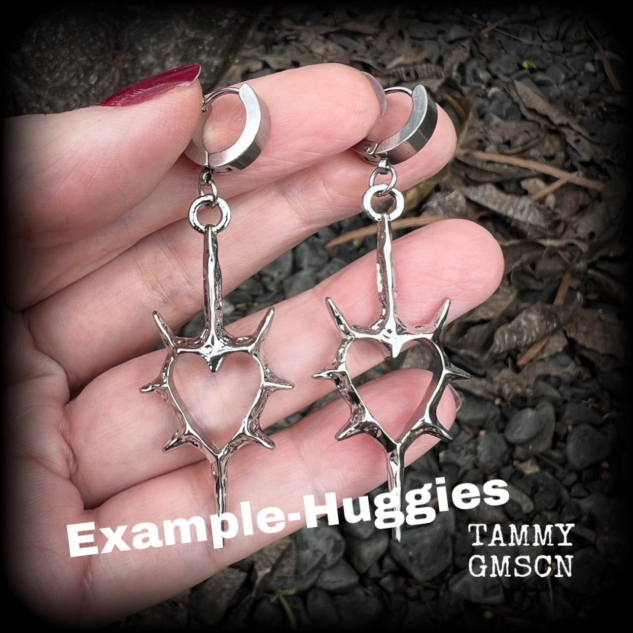 DIY huggie ear cuffs for pierced ears