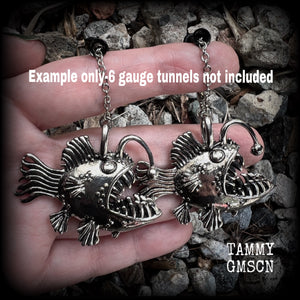 DIY tunnel dangles-Make your own 6 gauge dangles