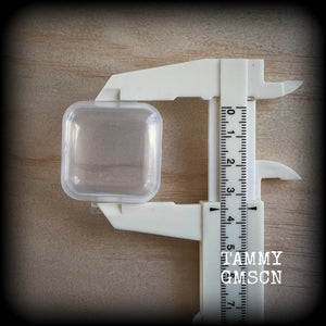 Jewelry storage containers-EXTRA SMALL-Travel case for earrings and ear weights