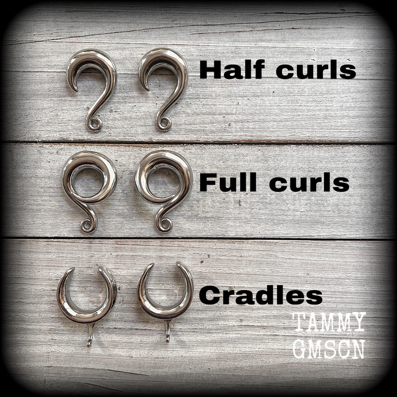 Choose your size and style of gauged hooks