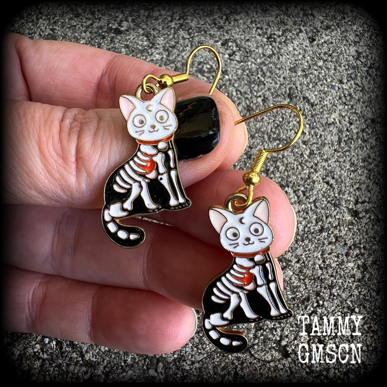 Kawaii cat earrings-Sailor moon earrings