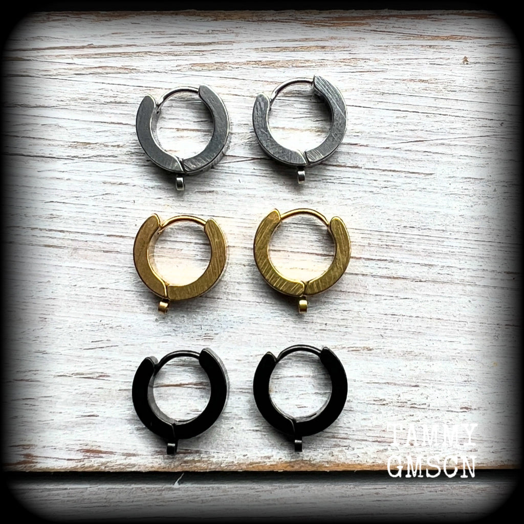 DIY huggie ear cuffs for pierced ears