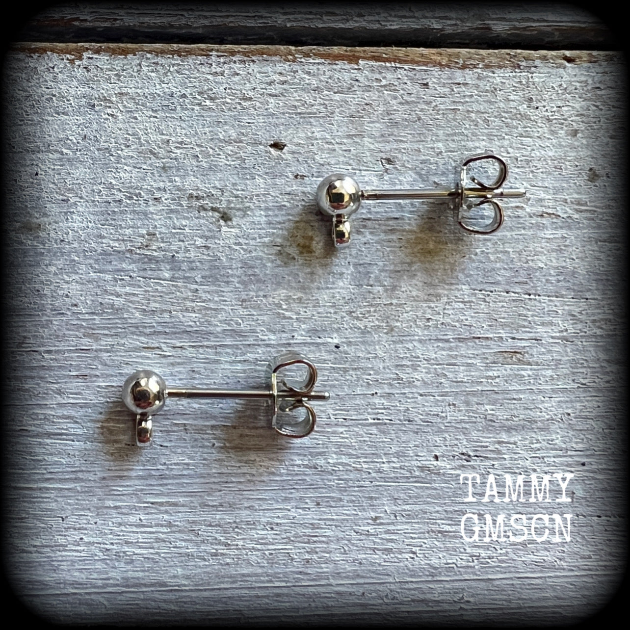 We will make your earrings on studs for pierced ears