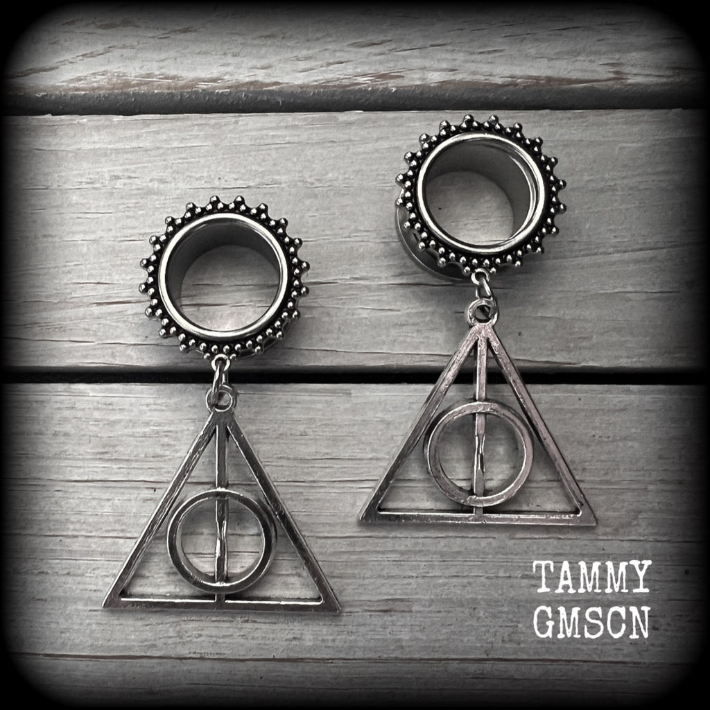 Deathly Hallows earrings 