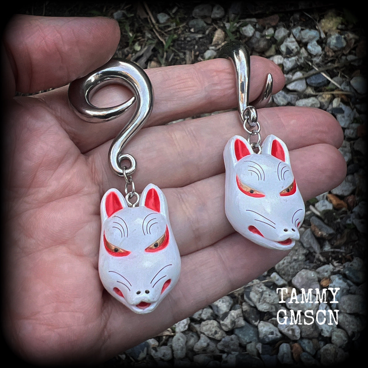 Fox earrings