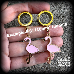 16mm tunnel earrings 