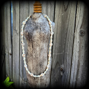 Erzulie necklace-Tribal skull necklace