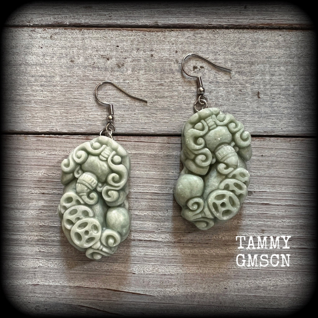 Foo dogs earrings