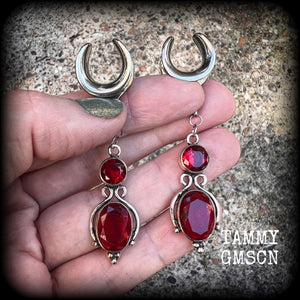 Garnet ear weights 