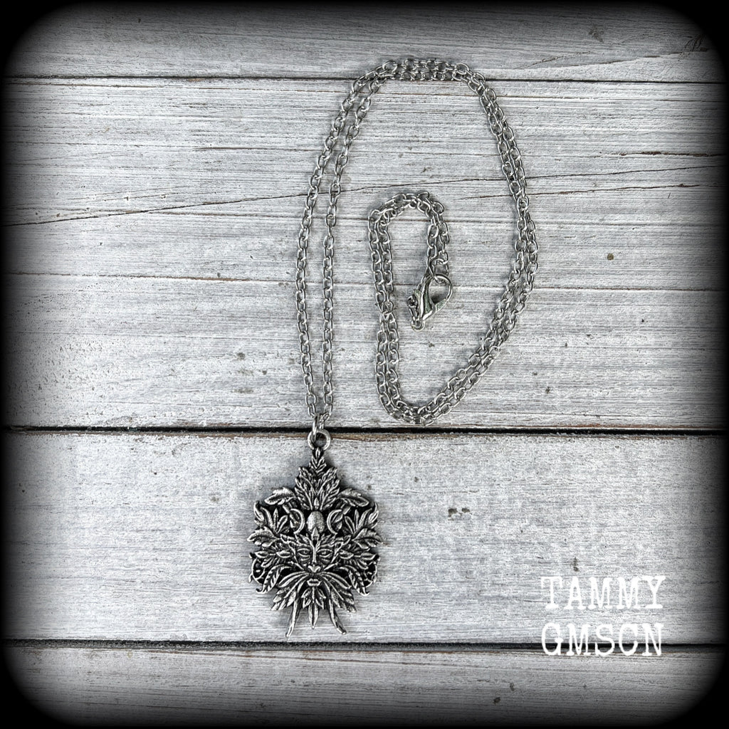 Greenman necklace-Jack in the Green jewelry
