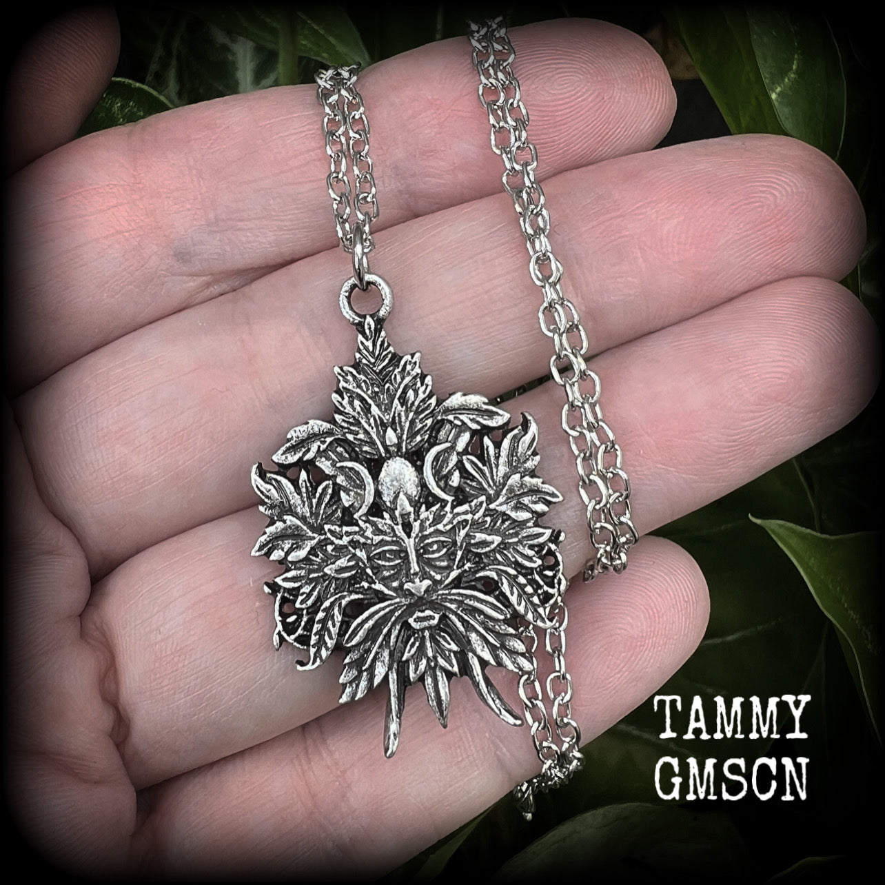 Greenman necklace-Jack in the Green jewelry
