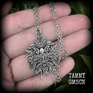Greenman necklace-Jack in the Green jewelry