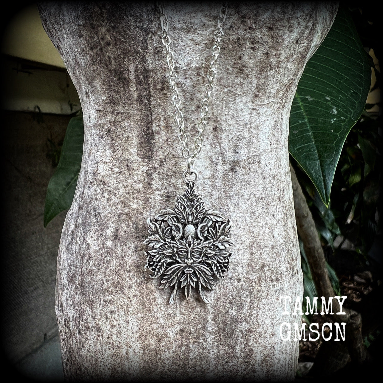 Greenman necklace-Jack in the Green jewelry