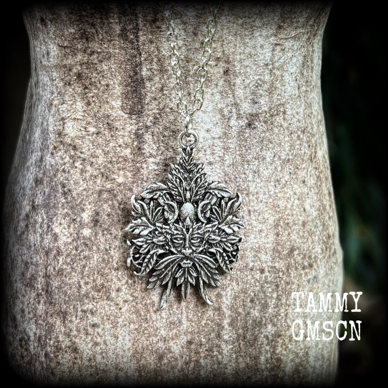 Greenman necklace-Jack in the Green jewelry