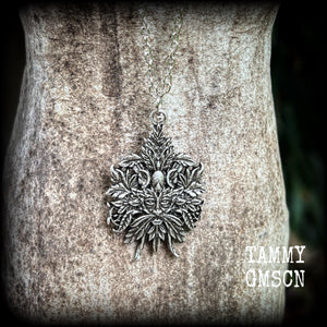 Greenman necklace-Jack in the Green jewelry