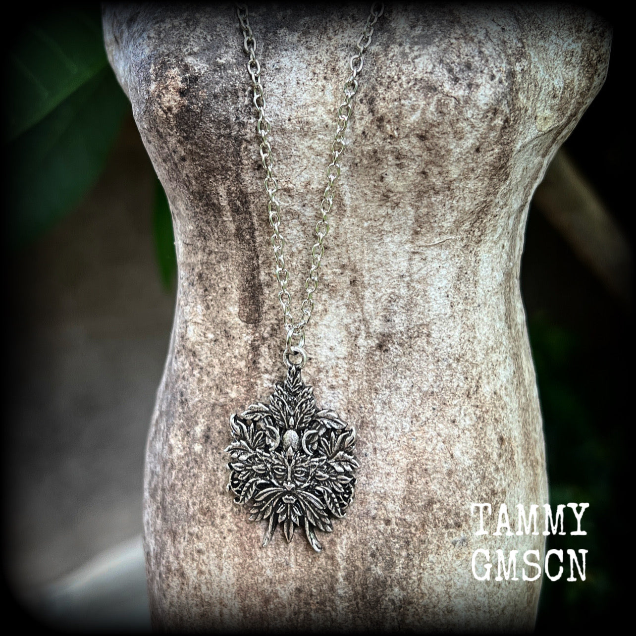 Greenman necklace-Jack in the Green jewelry