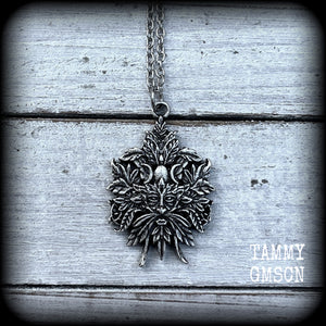 Greenman necklace-Jack in the Green jewelry