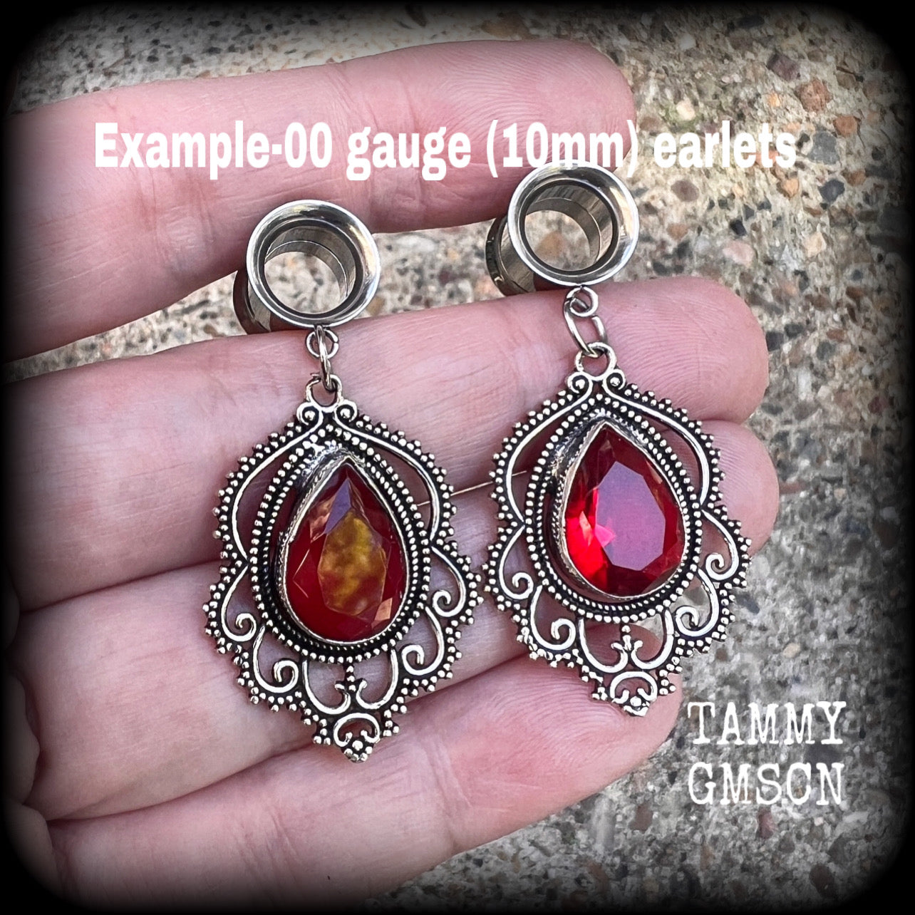 00 gauge tunnel earrings 