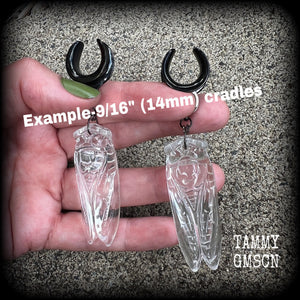 DIY gauged hooks for stretched lobes DIY hooks for ear weights DIY earrings DIY ear hangers