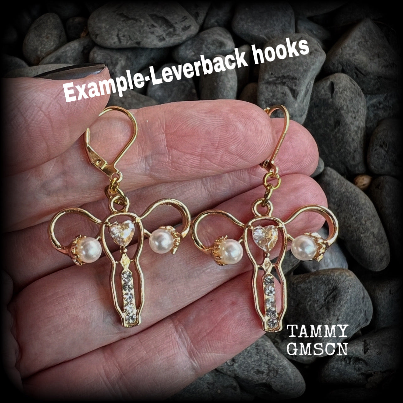 Uterus earrings-Vagina earrings-Vulva earrings