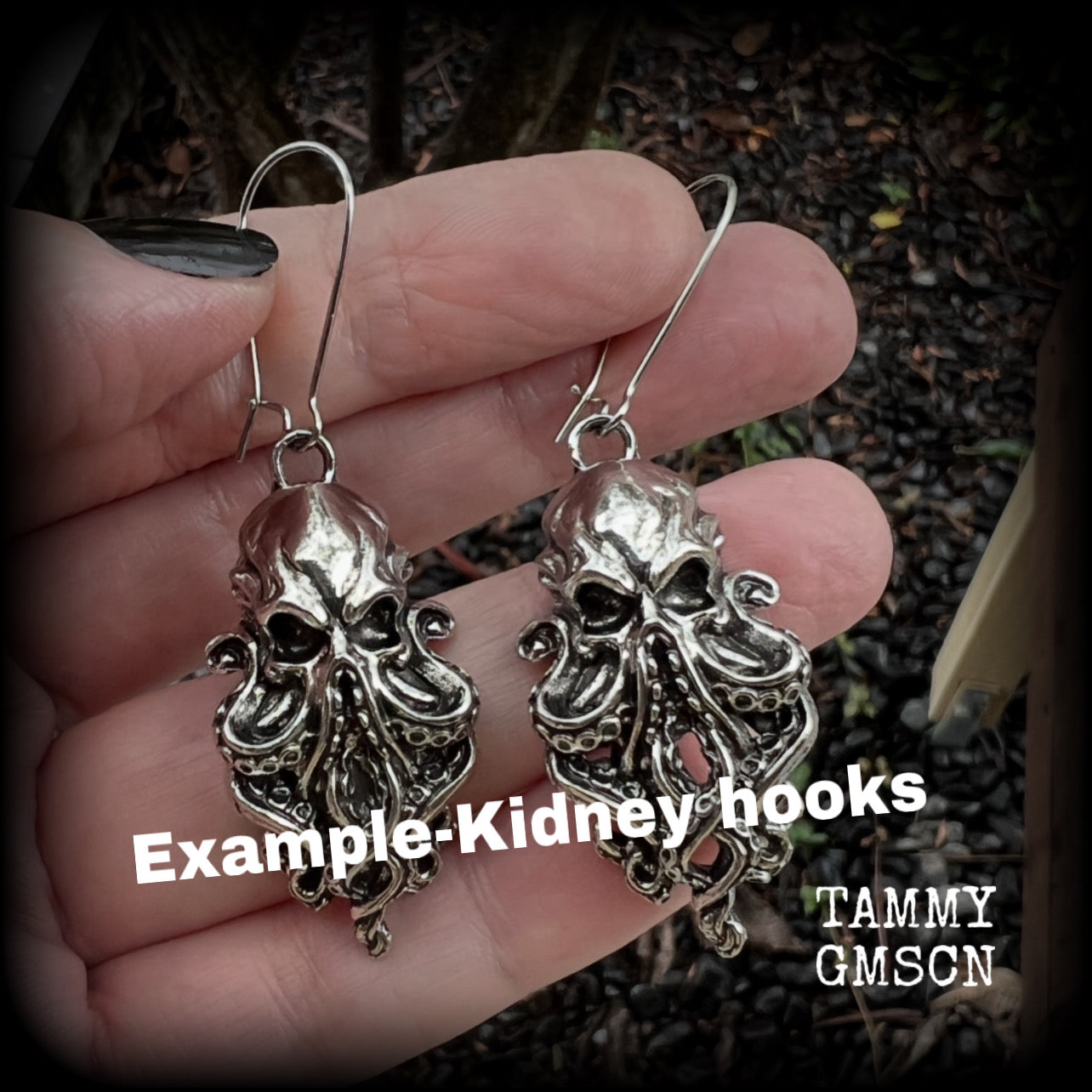 Chuthulu earrings- HP Lovecraft earrings