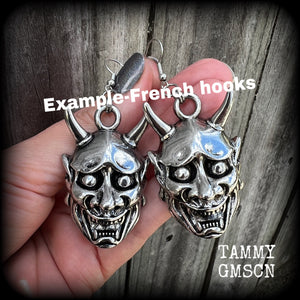 Japanese demon earrings 