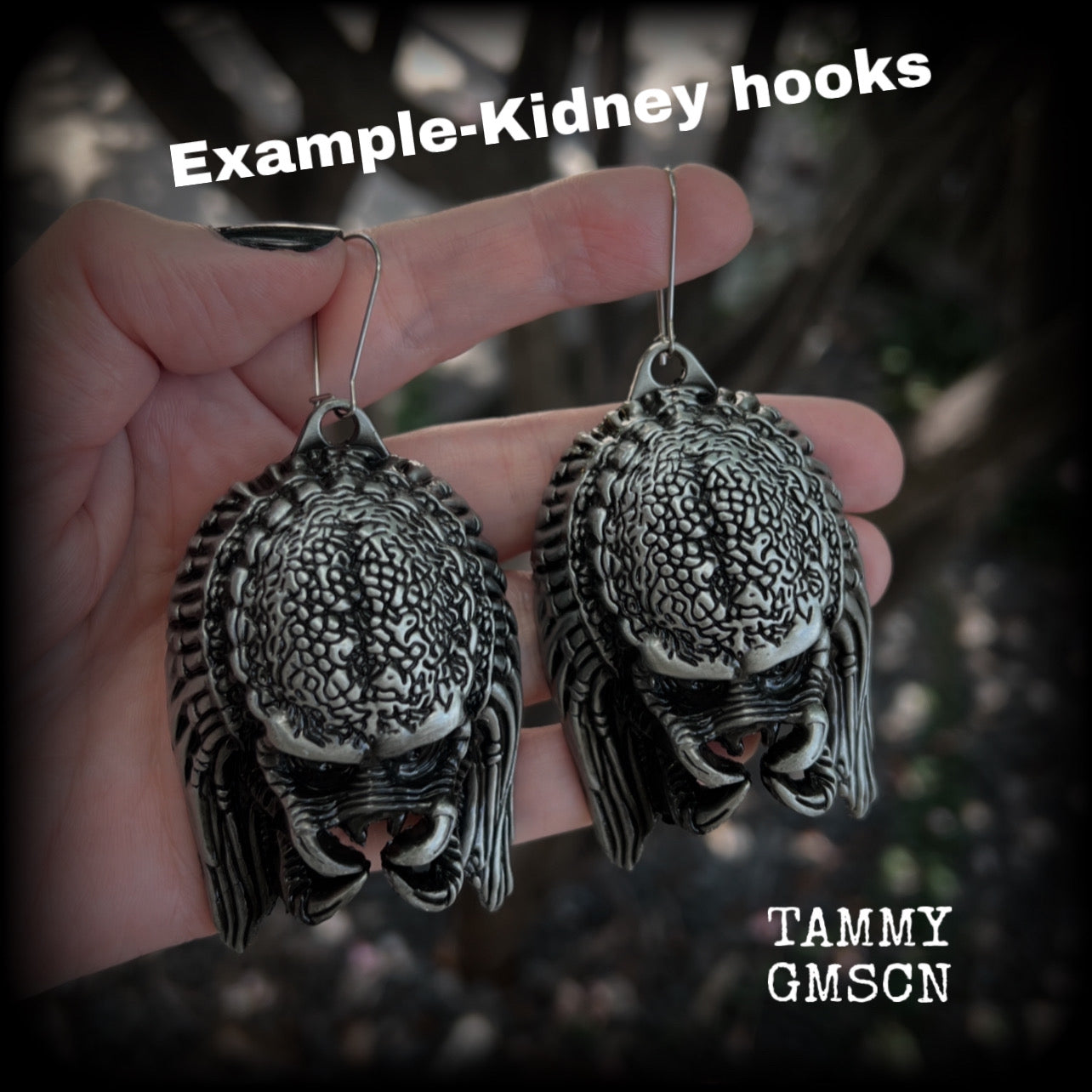 Predator earrings-Science fiction movie earrings