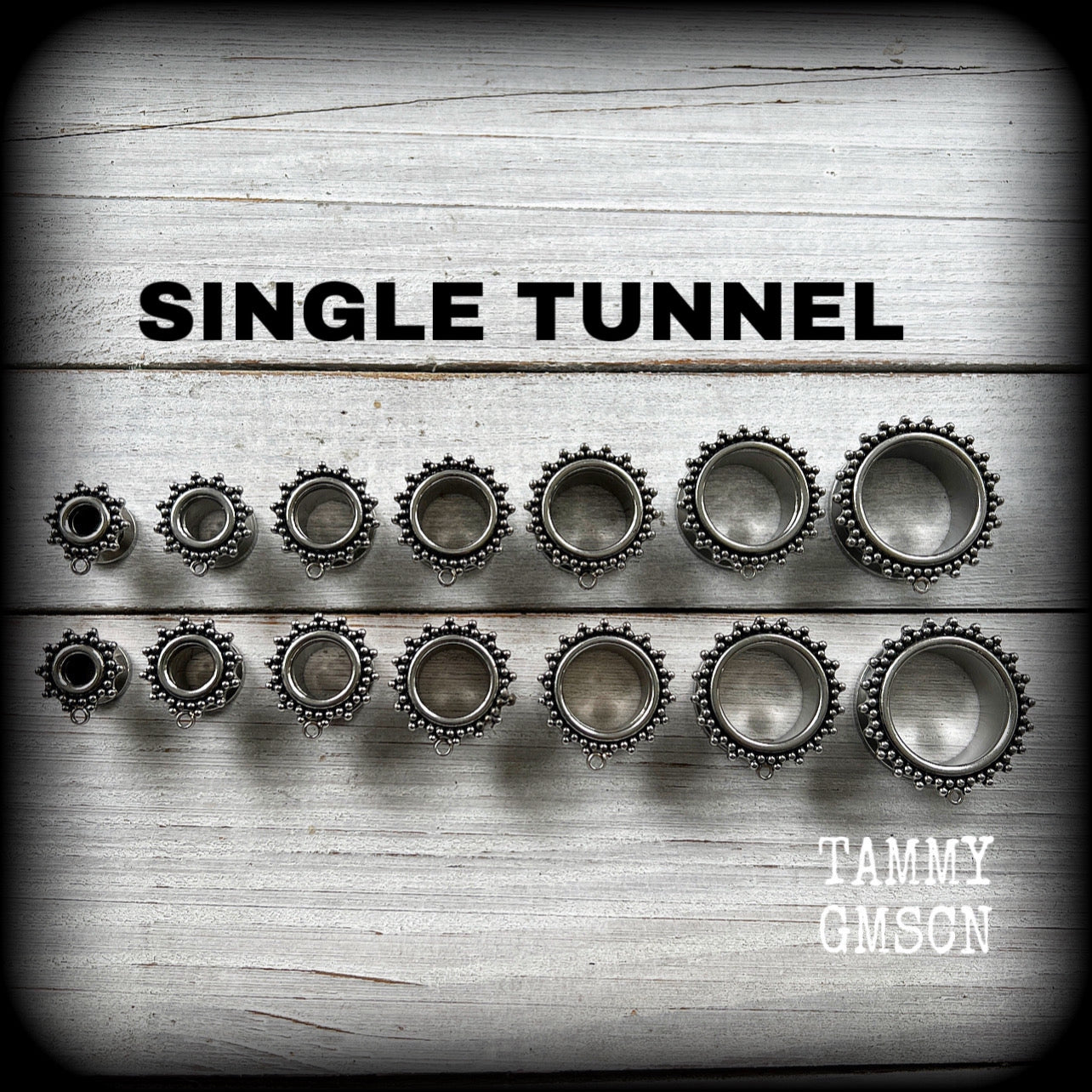 SINGLE-DIY ornate connector tunnel-Silver