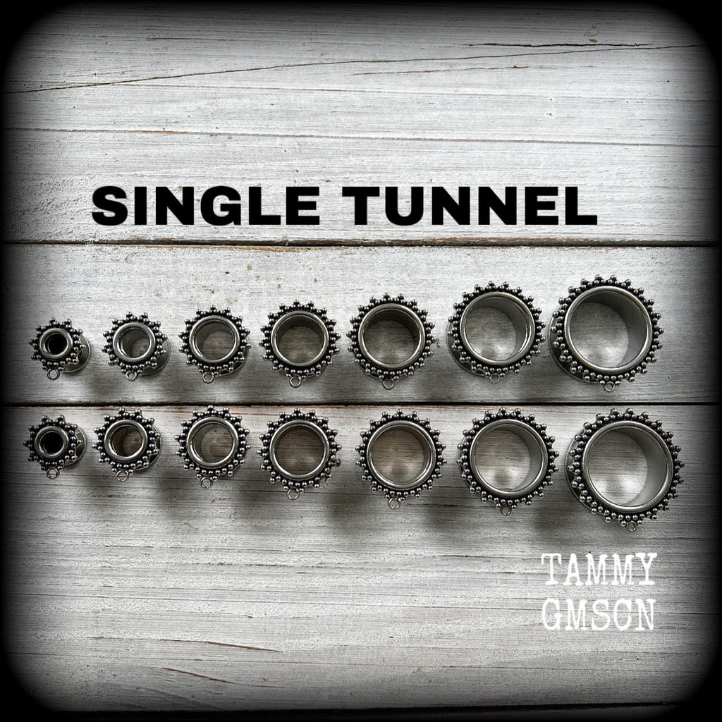 SINGLE-DIY ornate connector tunnel-Silver