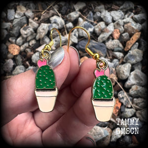 Cactus earrings-Cactus jewellery