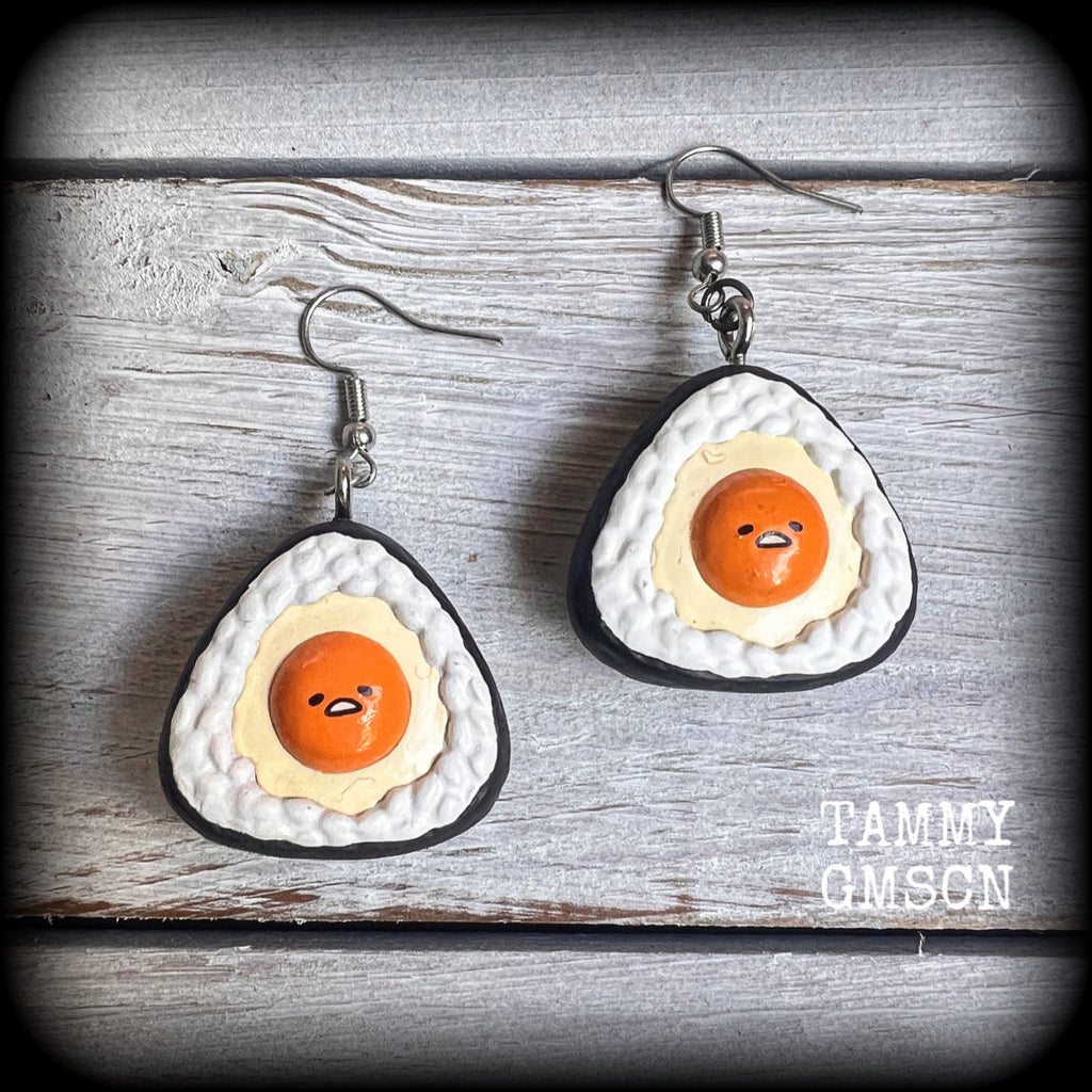 Onigiri earrings